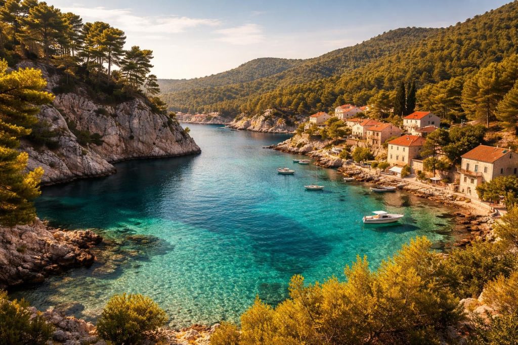 découvrez pristeg en croatie, un joyau caché à explorer en dalmatie du nord, entre paysages authentiques et richesses culturelles.