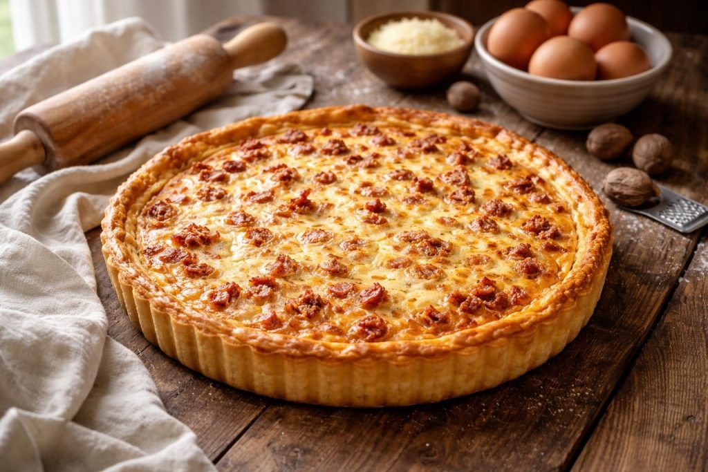 découvrez la recette traditionnelle maison de la quiche lorraine authentique de grand-mère, pour un goût savoureux et inimitable.