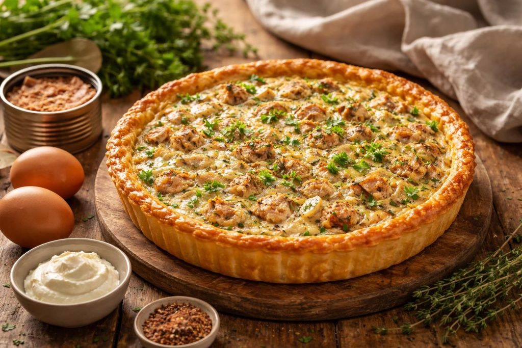 découvrez la tarte au thon de grand-mère, une recette simple, rapide et riche en saveurs pour régaler toute la famille.