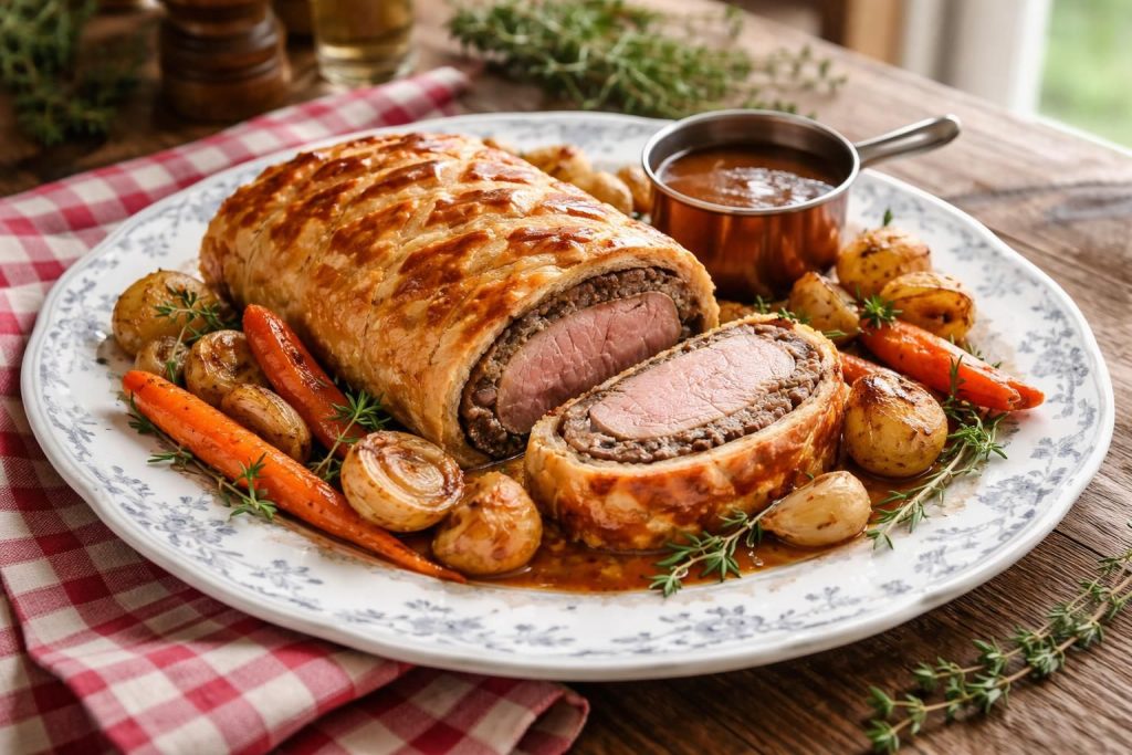 découvrez la recette gourmande et authentique du filet mignon en croûte de grand-mère, un plat savoureux qui ravira vos papilles et impressionnera vos convives.