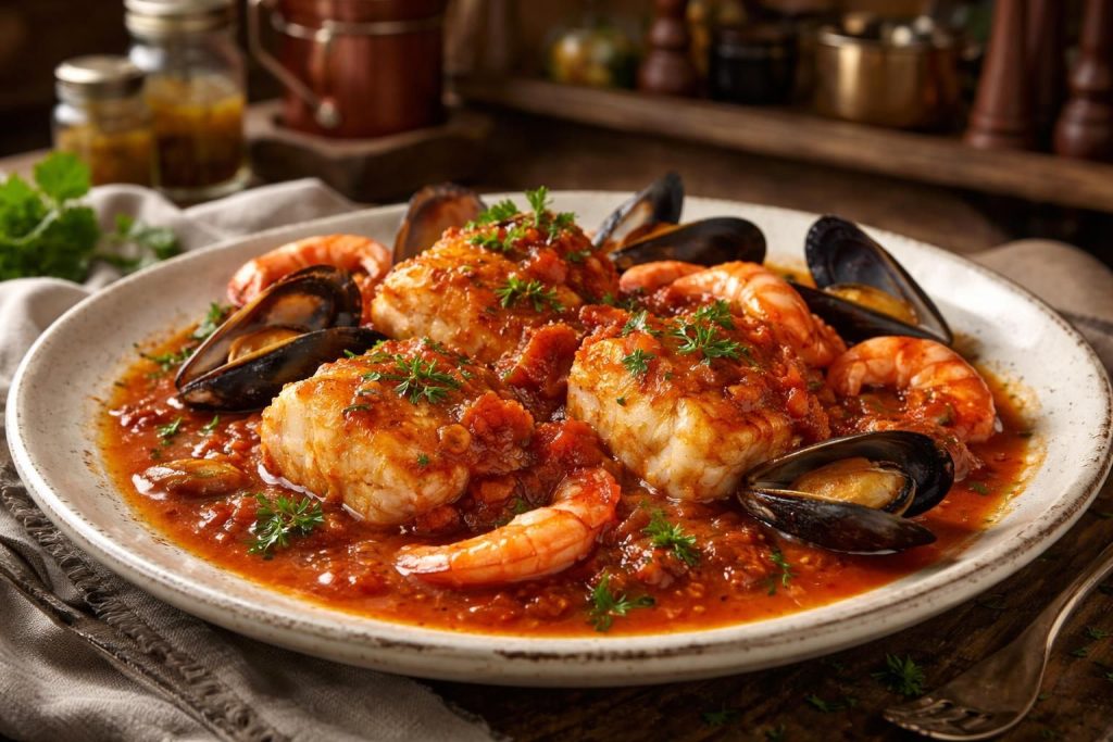 découvrez la recette traditionnelle de grand-mère pour préparer une lotte à l’armoricaine simple, savoureuse et pleine de caractère, parfaite pour un repas authentique.