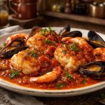 découvrez la recette traditionnelle de grand-mère pour préparer une lotte à l’armoricaine simple, savoureuse et pleine de caractère, parfaite pour un repas authentique.