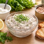 découvrez la recette express de la rillette de thon légère au fromage blanc, prête en seulement 10 minutes pour un snack savoureux et sain.