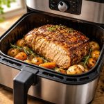 découvrez notre recette rapide de rôti de porc à l'air fryer, pour un plat tendre et savoureux à partager en toute simplicité.
