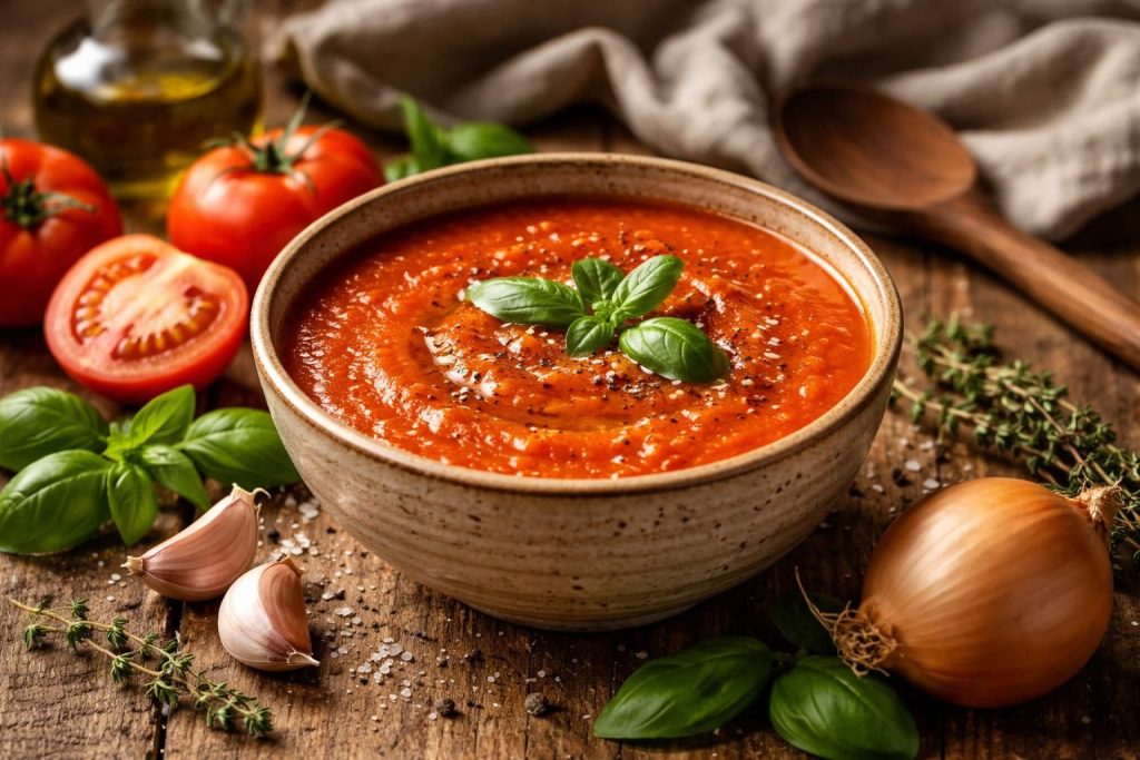 découvrez la recette authentique et savoureuse de la soupe à la tomate façon grand-mère, facile à préparer maison pour un repas réconfortant et plein de goût.