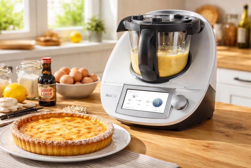 découvrez la recette belge authentique de la flantaart au thermomix, simple à réaliser et délicieusement onctueuse, parfaite pour toutes les occasions gourmandes.