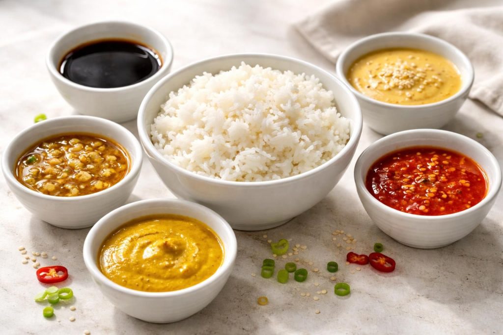 découvrez les sauces incontournables pour sublimer votre riz facilement et ajouter une touche de saveur à vos plats quotidiens.