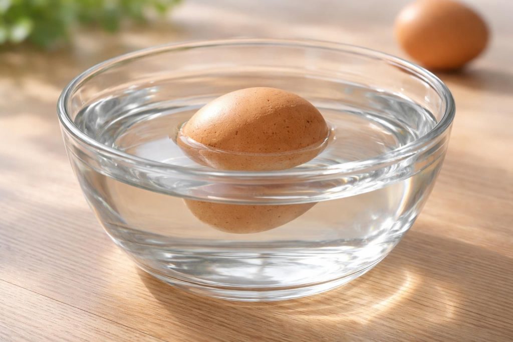 découvrez comment savoir si un œuf est encore frais grâce à son comportement dans l'eau : un moyen simple pour éviter le gaspillage alimentaire.