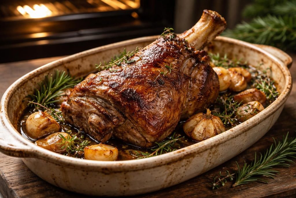 découvrez le temps de cuisson parfait pour une souris d'agneau rôtie au four, pour une viande tendre et fondante à chaque fois.